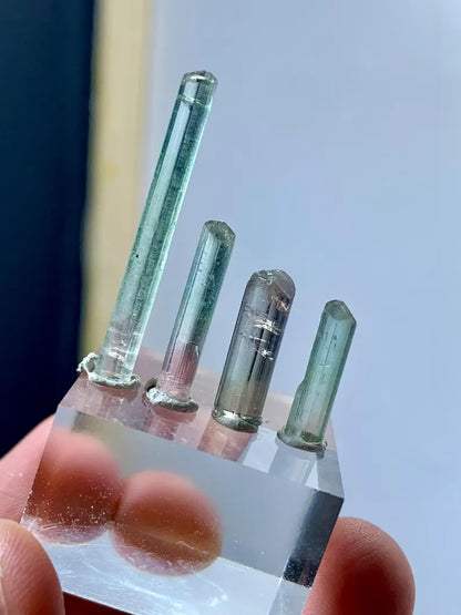 Bicolor Tourmaline Crystals from Afghanistan - 15.00 Carats