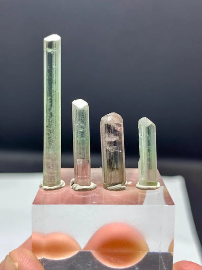 Bicolor Tourmaline Crystals from Afghanistan - 15.00 Carats