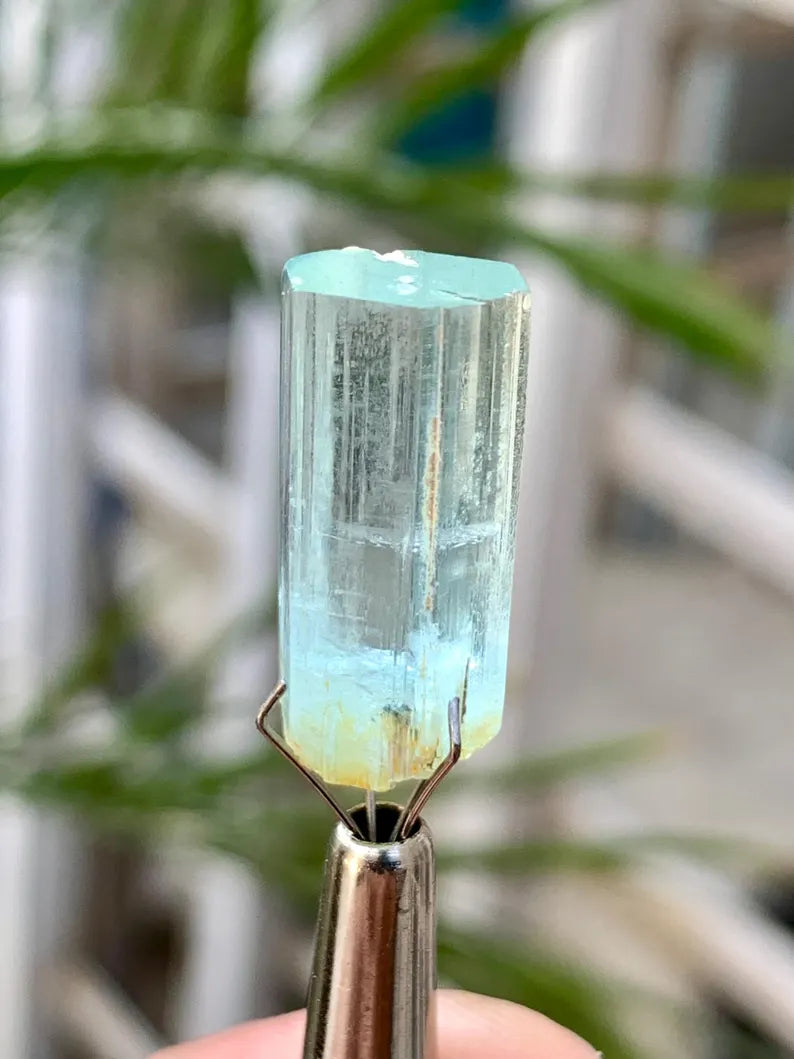 Gemmy Blue Aquamarine Crystal from Pakistan - 14.00 Carats