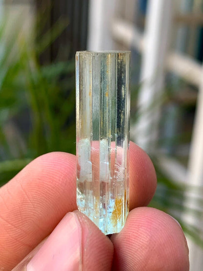 Facated Transparent Blue Aquamarine Crystal from Skardu Pakistan 23.50 Carats