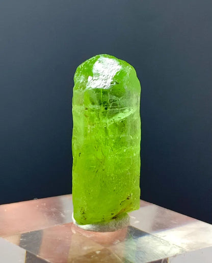 Lush Green Peridot Crystal from Pakistan - 21.00 Carats