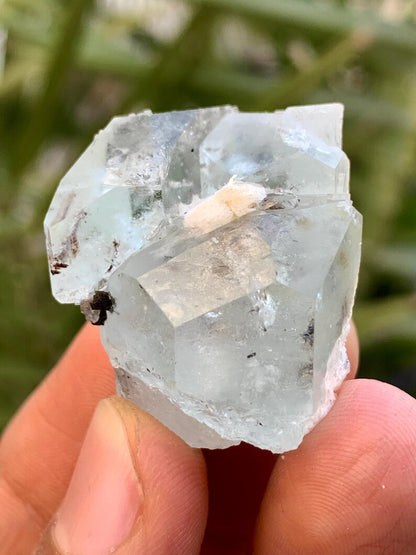 Diamond Cut Blue Aquamarine Crystal from SKardu Pakistan - 17 Gram