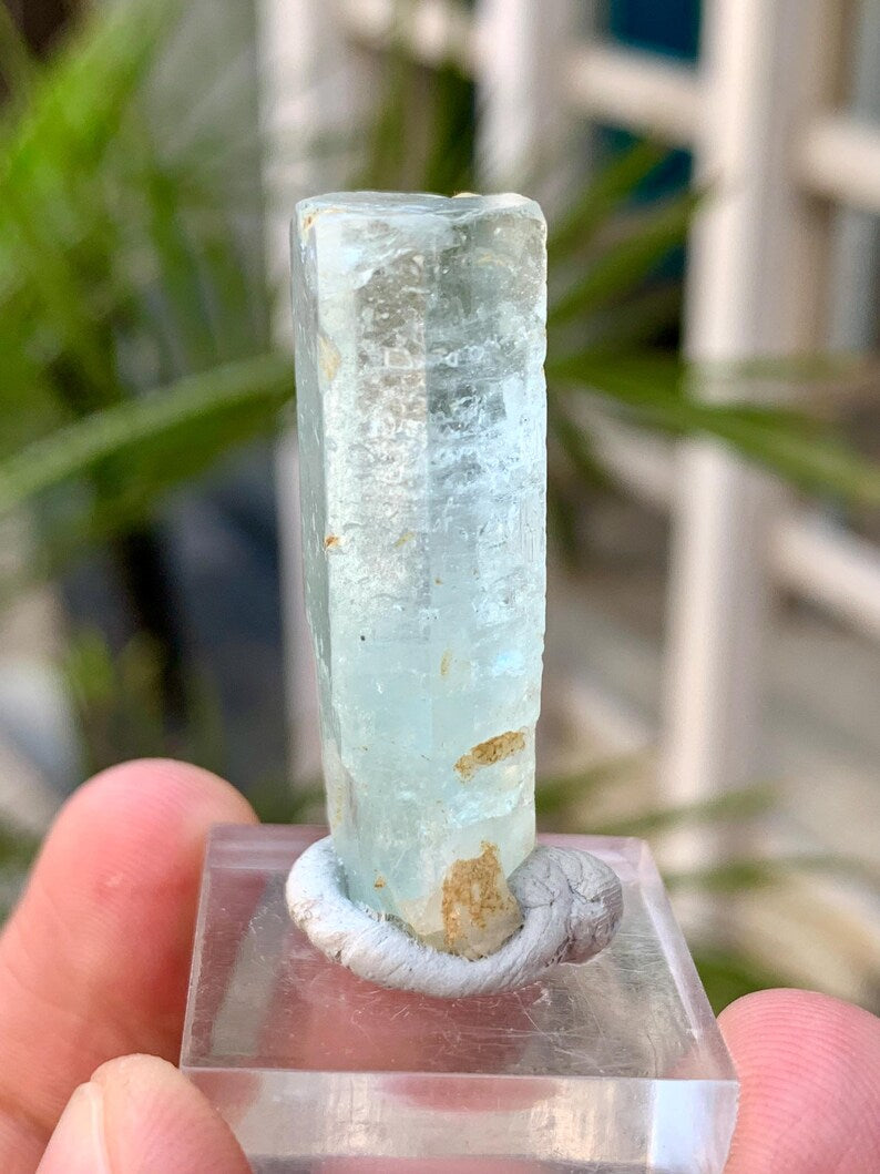 Sky Blue Aquamarine Crystal from Afghanistan - 55.00 Carats