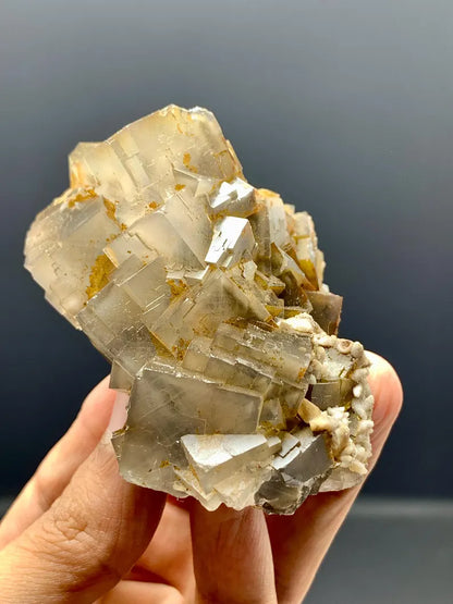 Cubic Purple Phantom FLuorite Specimen from Pakistan 172 Gram