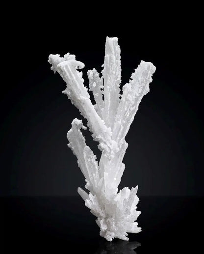 Natural Crystallized White Aragonite Branch from Pakistan - 13 Gram