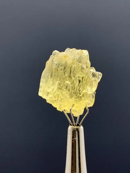 Natural Etched Yellow Heliodor Crystal from PAkistan - 16.50 Carats