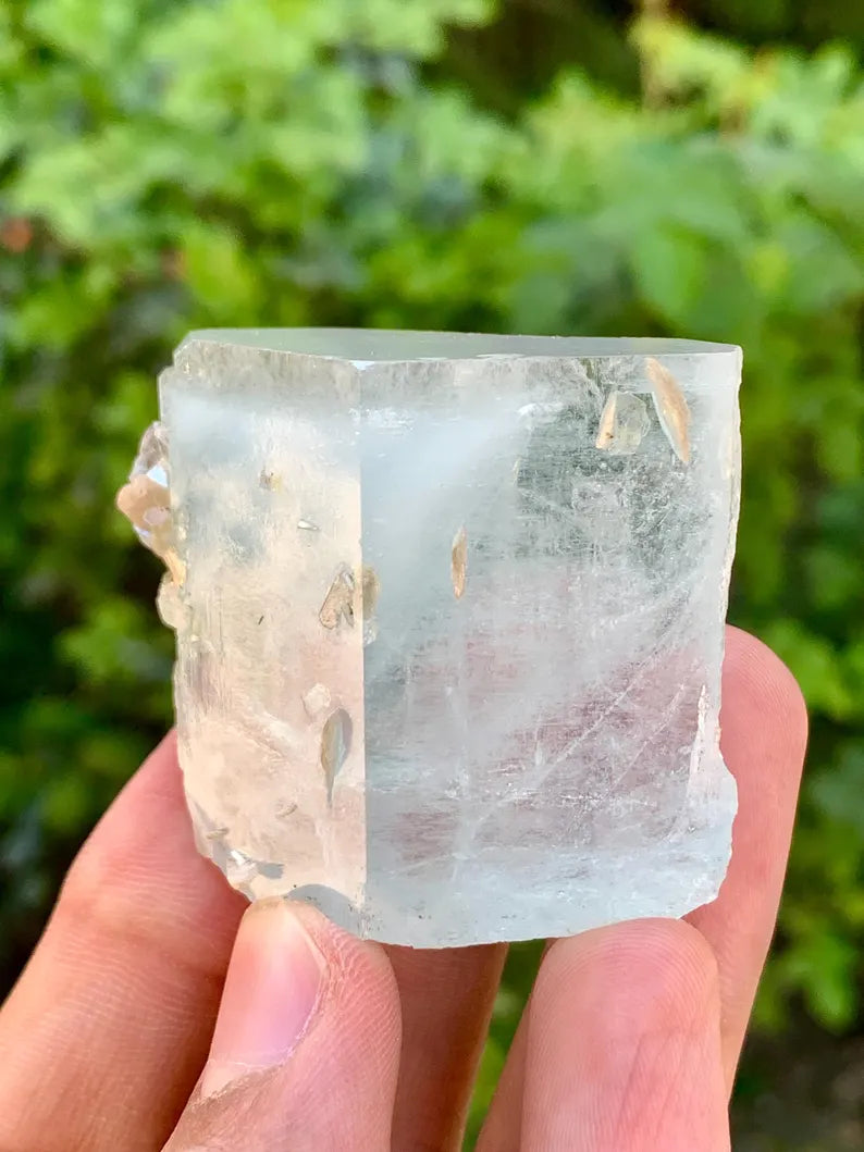 Natural terminated Blue AquCrystal from Pakistan - 56 Gram