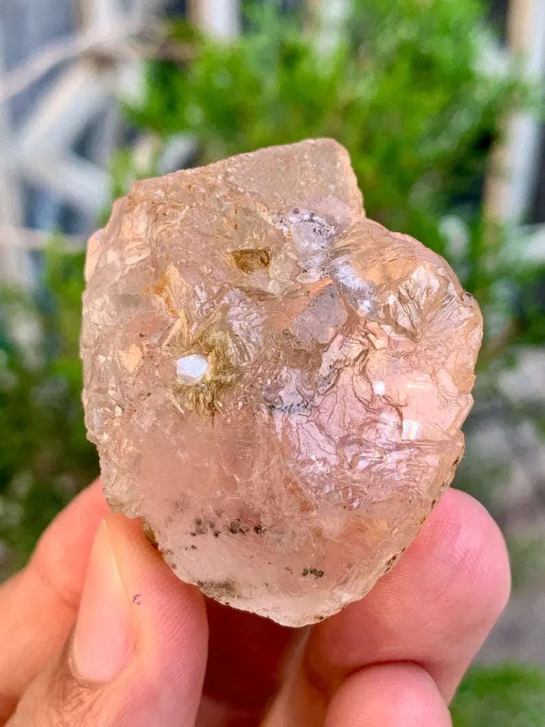 Natural Pink Fluorite Crystal from Pakistan - 75 Gram