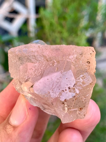 Natural Pink Fluorite Crystal from Pakistan - 75 Gram