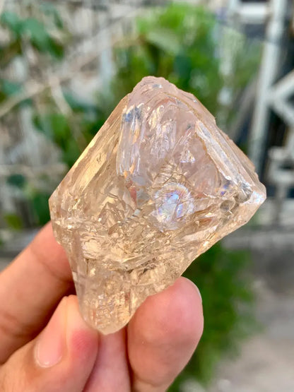 Natural Skeletal window Quartz Crystal from Pakistan - 57 Gram