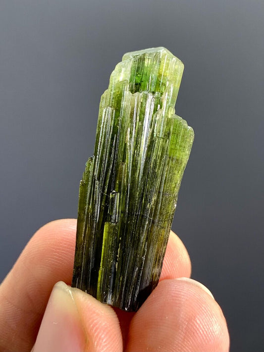 Natural Green Tourmaline Crystal s Bunch from Pakistan - 36.00 Carats