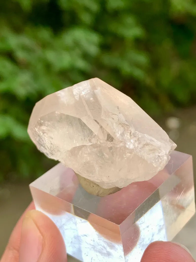 Natural Terminated Pink Morganite Crystal from Afghanistan - 19 Gram