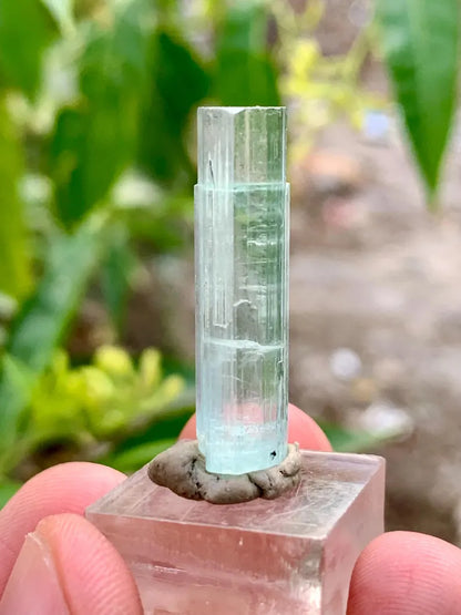 Transparent Gemmy Blue Aquamarine Crystal, Aquamarine Gem from Pakistan - 21.00 Carats