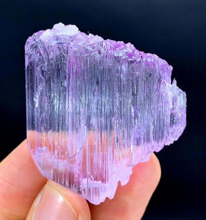 Natural Pink Color Fluorescent Kunzite Crystal from Afghanistan - 40 gram