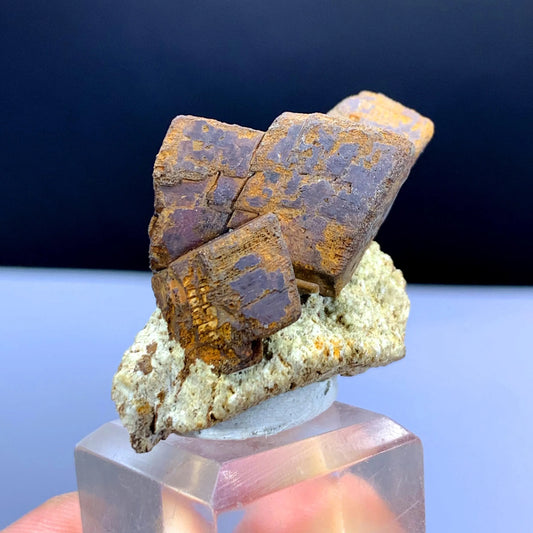 Rare Brown Color Siderite on Matrix from Pakistan - 24 gram