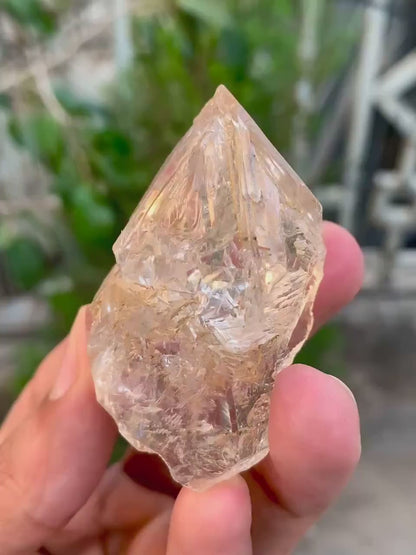 Natural Skeletal window Quartz Crystal from Pakistan - 57 Gram