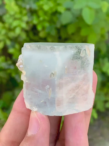 Natural terminated Blue AquCrystal from Pakistan - 56 Gram