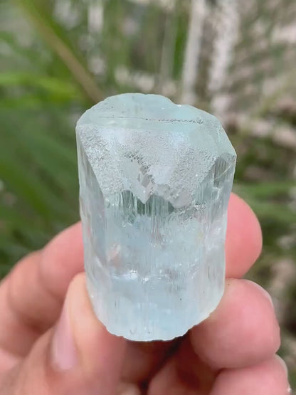 Diamond Cut Blue Aquamarine Crystal from Pakistan - 23 Gram
