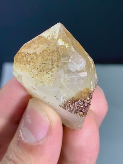 Rare Sagenite Rutile on Quartz from Skardu Pakistan - 24 Gram