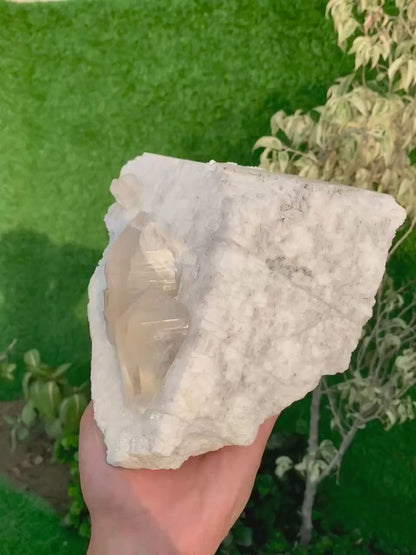 Natural Quartz Crystals n Feldspar from Pakistan - 1992 Grams