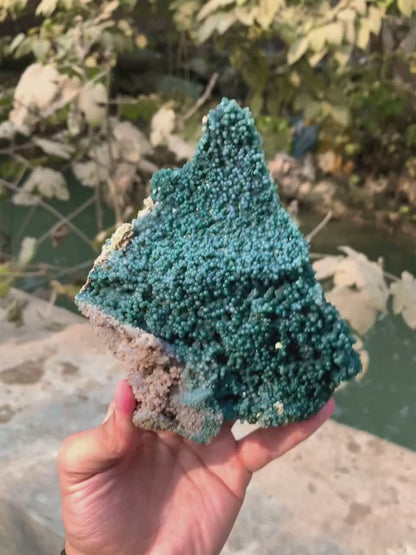 Bicolor Chalcedony Grape Agate Specimen from Indonesia - 511 Gram
