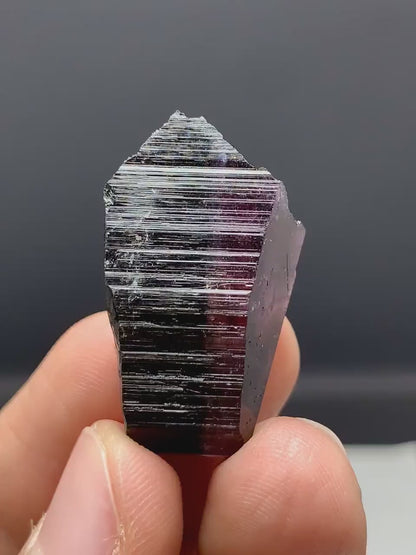 Pink Cap Tourmaline Crystal from Afghanistan - 42.00 Carats