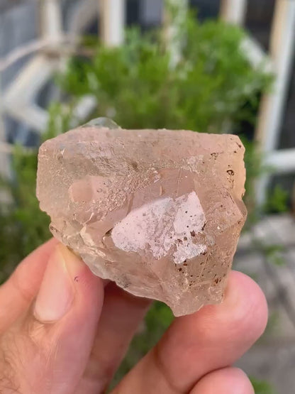 Natural Pink Fluorite Crystal from Pakistan - 75 Gram
