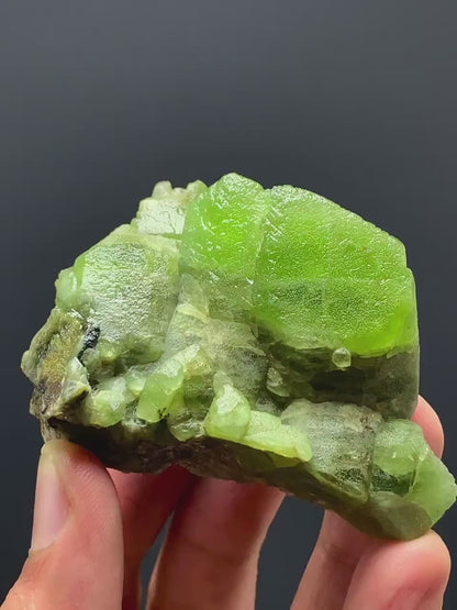 Collectors Choice Green Peridot Crystals Specimen from Pakistan - 136 Gram